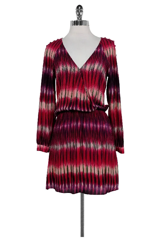Parker - Multicolor Printed Dress Sz S Tiered unclassified dresses