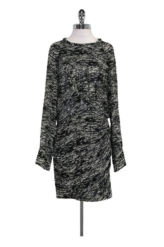 Isabel Marant - Grey Textured Dress Sz 10 Office unclassified dresses