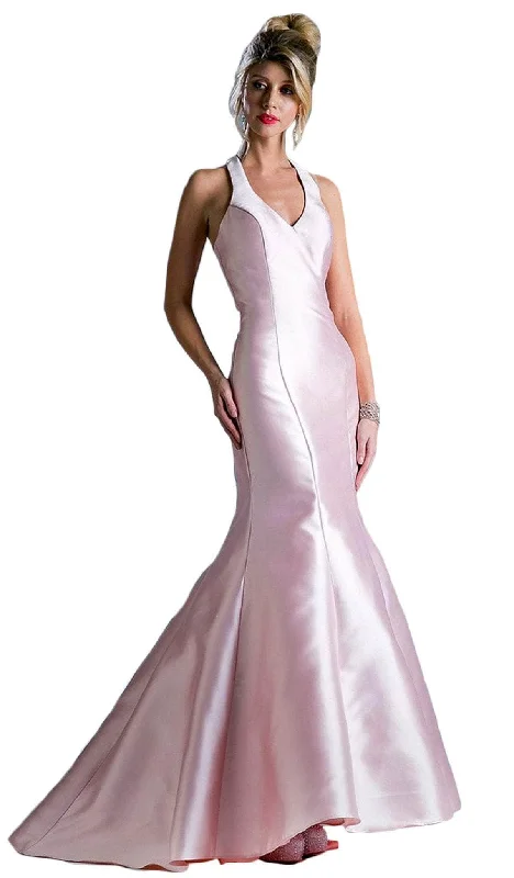 Ladivine 13038 - Sleeveless Trumpet Evening Gown Mesh unclassified dresses