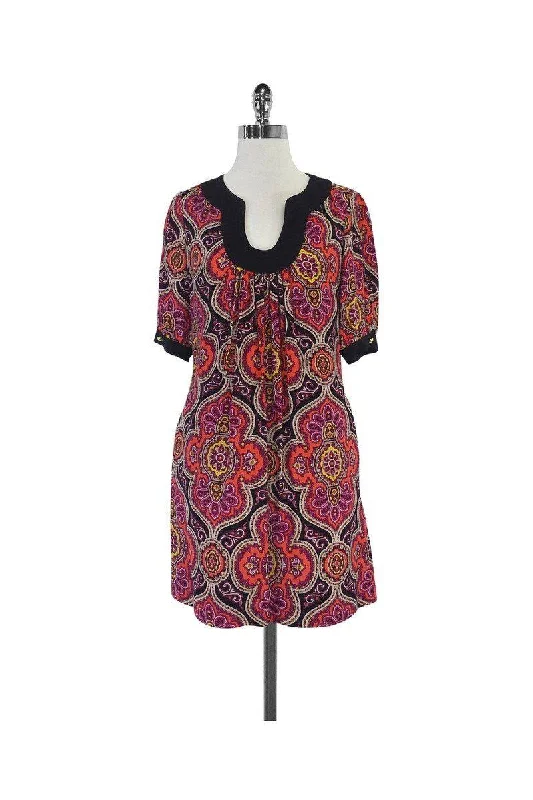 Shoshanna - Multicolor Paisley Print Shift Dress Sz 4 Party unclassified dresses