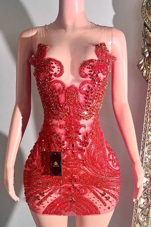 Tabia Rhinestone Dress Lightweight unclassified dresses